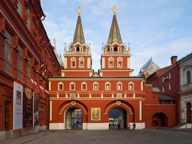 Воскресенские ворота на Красной площади